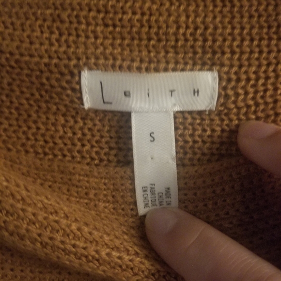 Leith Sweater Women Extra Small Long Dolman Sleeve V-Neck Crop Pullover Size S - Picture 2 of 5